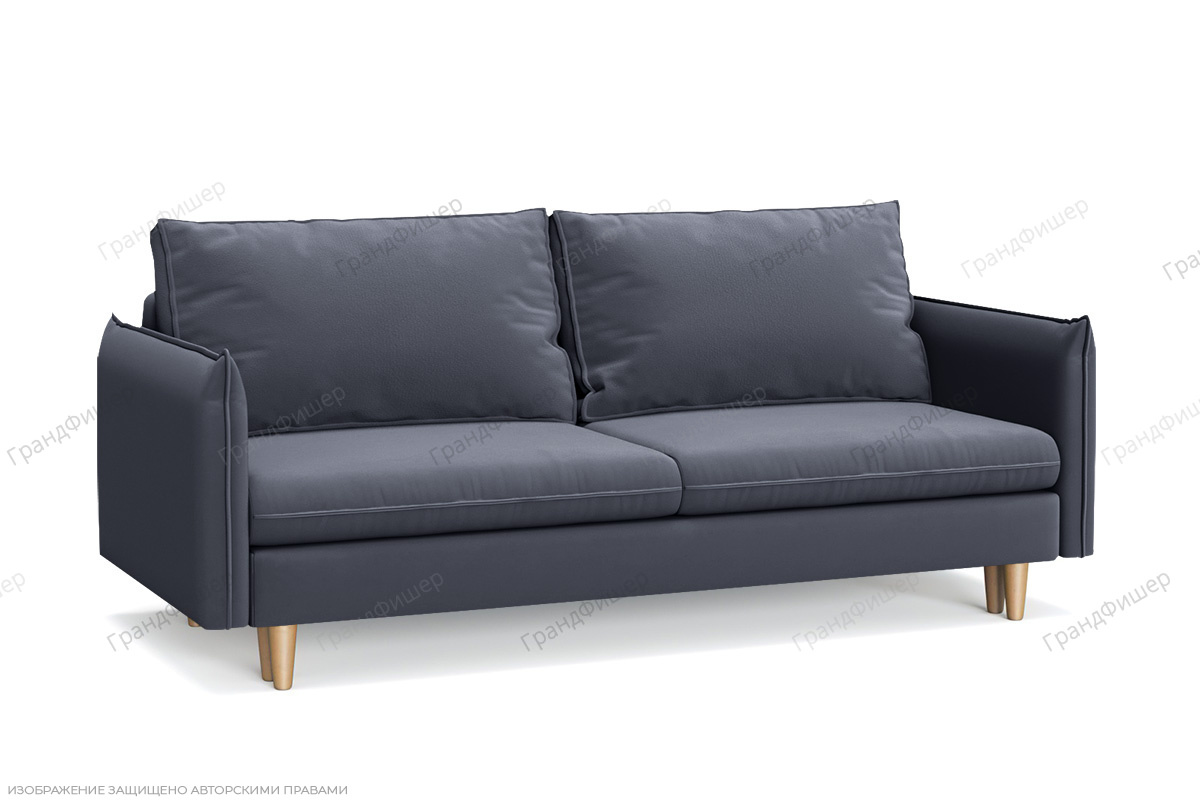 Прямой диван Порту-5 Amigo Navy Вид по диагонали