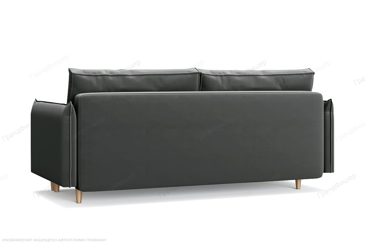 Прямой диван Порту-5 Zara Gray 18 Вид сзади