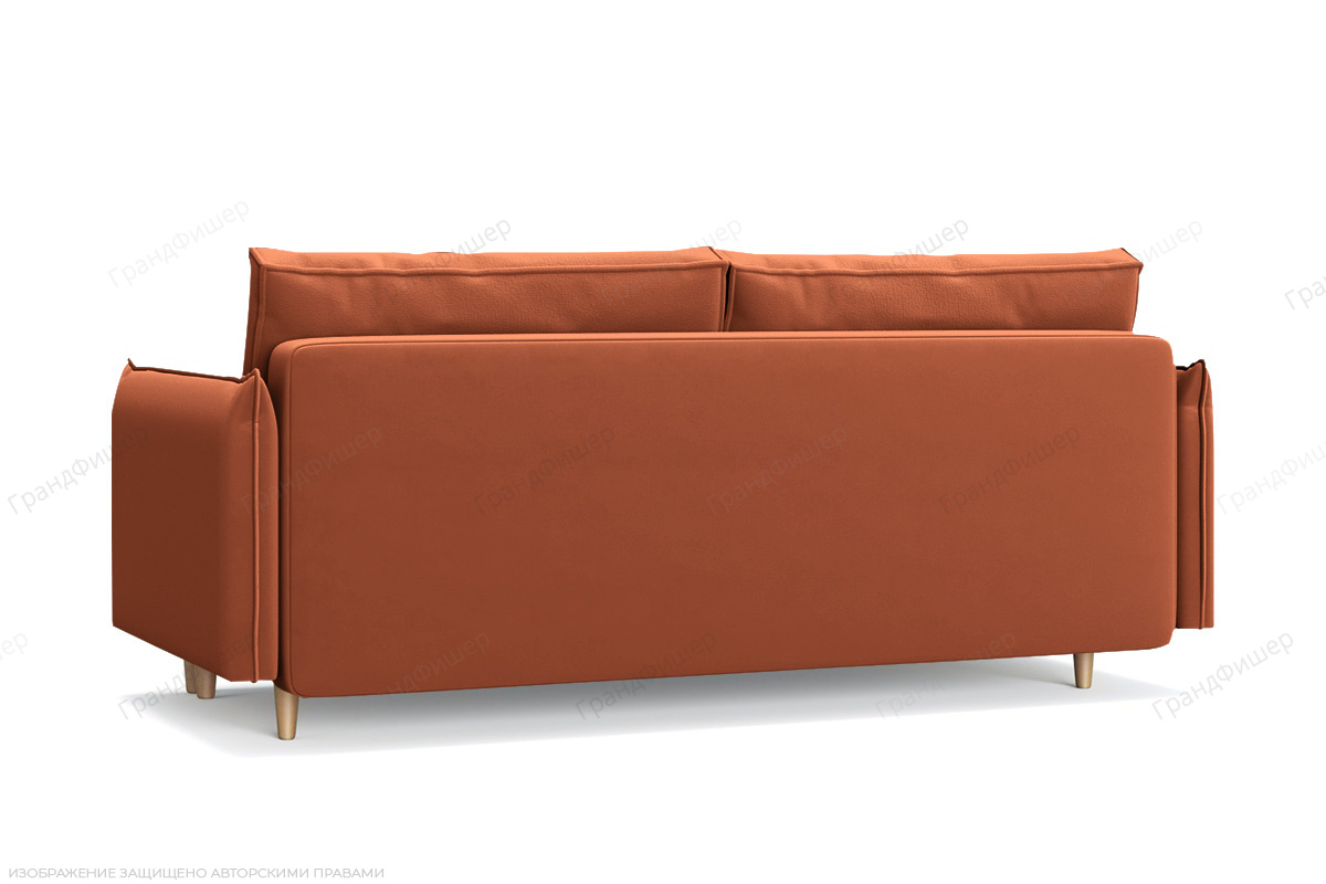 Оранжевый диван Порту-5 Zara Mandarine 39 Вид сзади