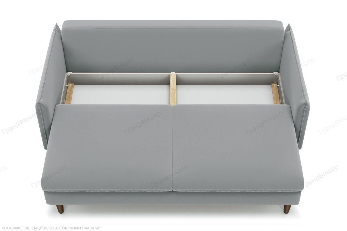 Прямой диван Порту-5 Zara Steel 52 Ящик для белья
