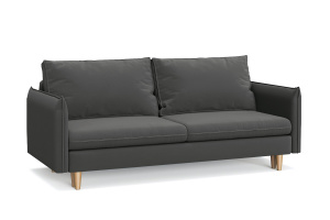 Прямой диван Порту-5 Zara Gray 18 Вид по диагонали