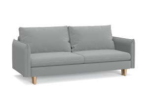 Прямой диван Порту-5 Zara Steel 52 Вид по диагонали