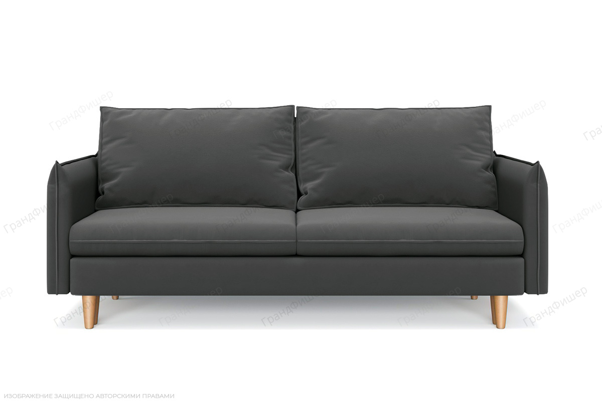 Прямой диван Порту-5 Zara Gray 18 Вид спереди