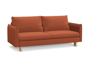 Оранжевый диван Порту-5 Zara Mandarine 39 Вид по диагонали