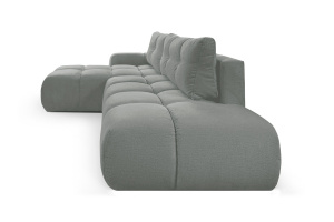 Серый угловой диван Милан Vivaldi 7 Вид сбоку
