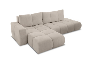 Бежевый угловой диван Милан Vivaldi 4 Вид по диагонали