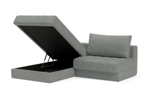 Серый угловой диван Некст Vivaldi 7 Ящик для белья