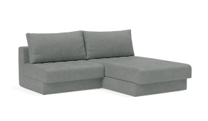 Серый угловой диван Некст Vivaldi 7 Вид по диагонали