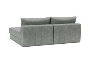 Серый угловой диван Некст Vivaldi 7 Вид сзади