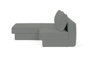 Серый угловой диван Некст Vivaldi 7 Вид сбоку