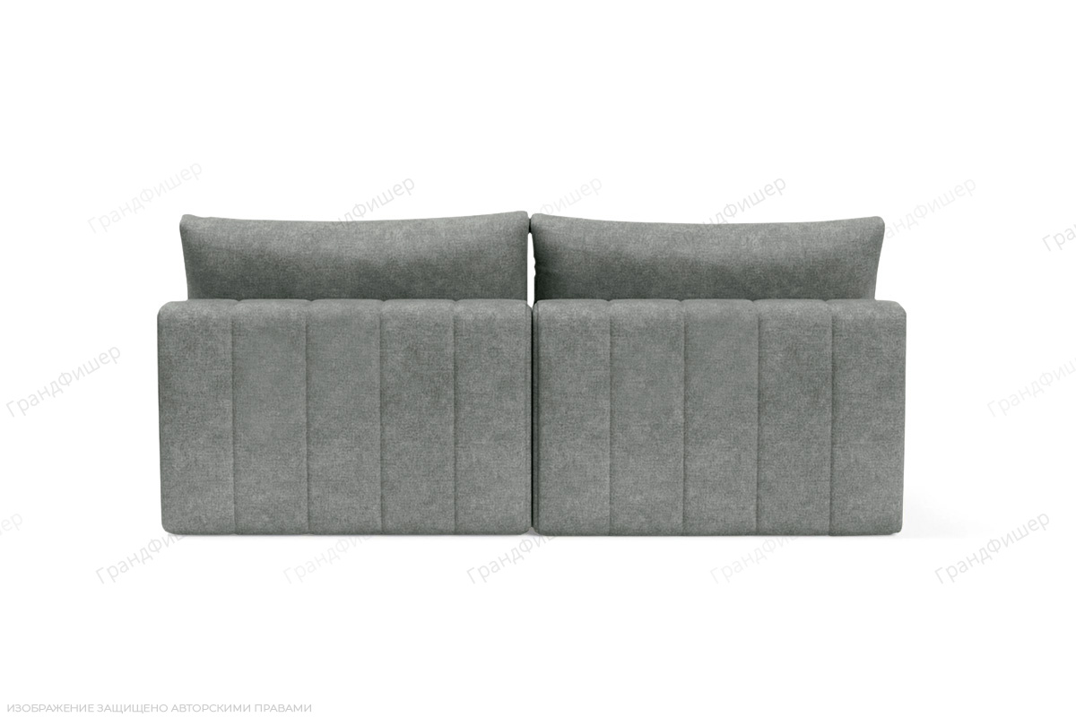 Серый угловой диван Некст Vivaldi 7 Вид сзади