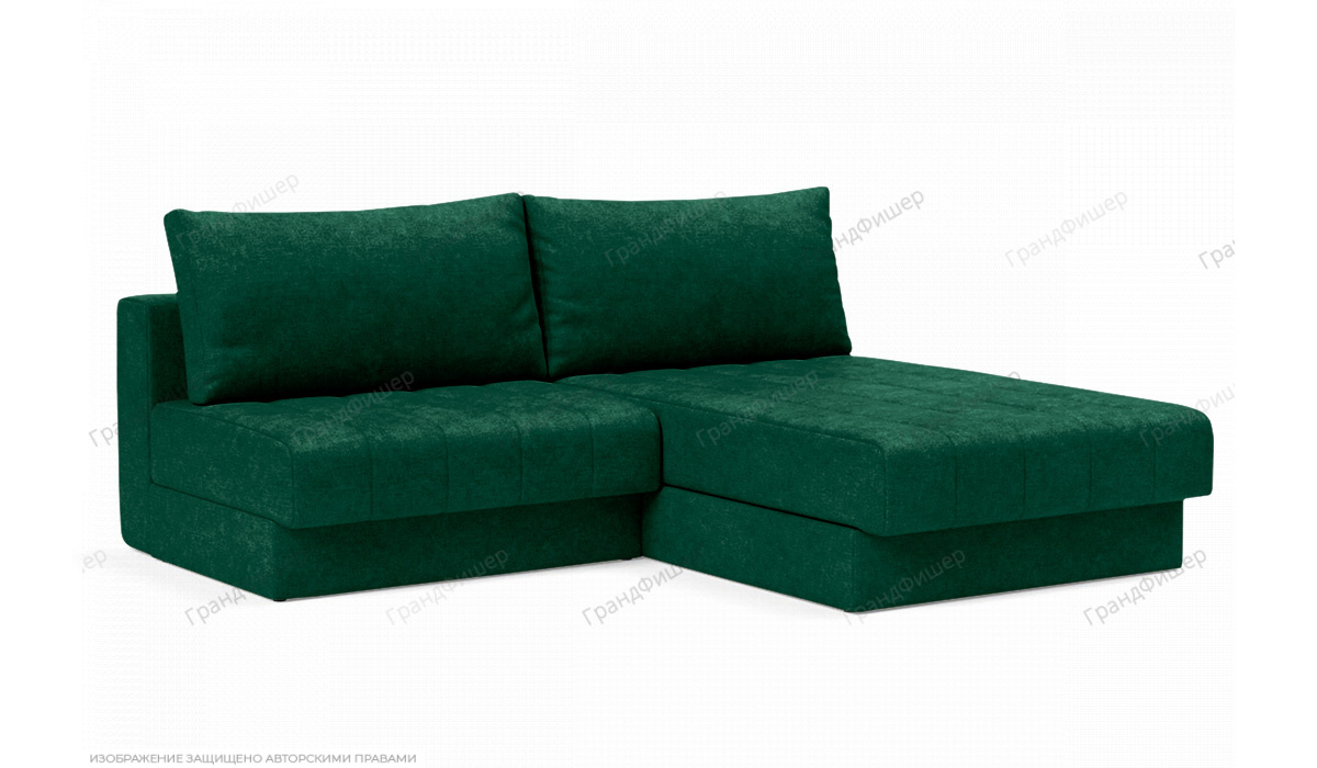 Угловой диван без подлокотников Некст Vivaldi 11 Вид по диагонали