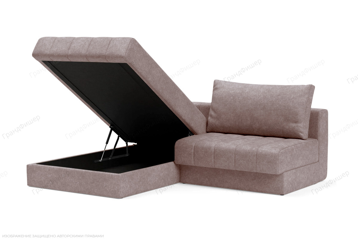Угловой диван без подлокотников Некст Vivaldi 28 Ящик для белья