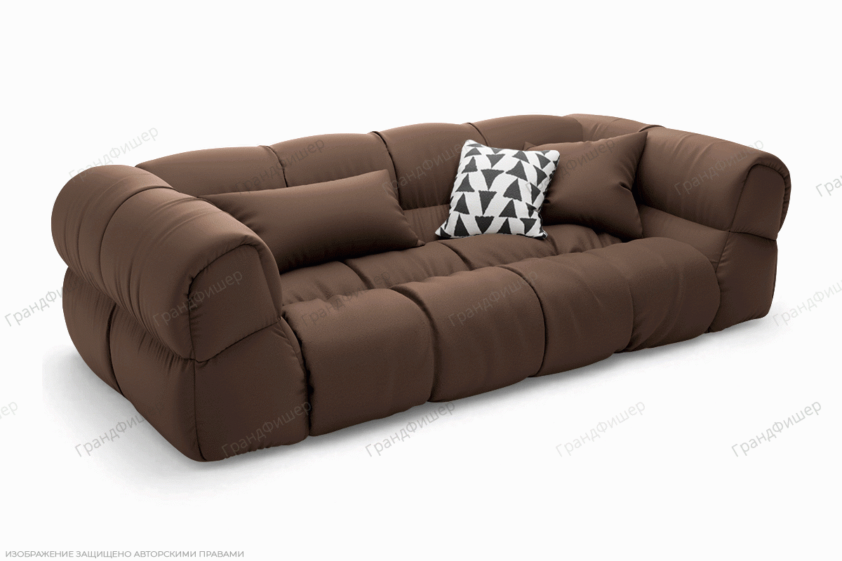 Прямой диван Арон Vivaldi 25 Вид по диагонали