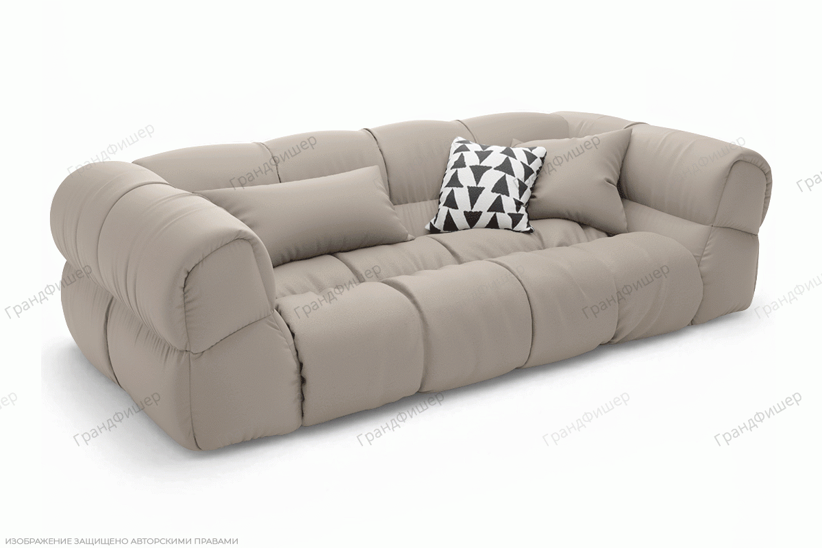 Прямой диван Арон Vivaldi 4 Вид по диагонали