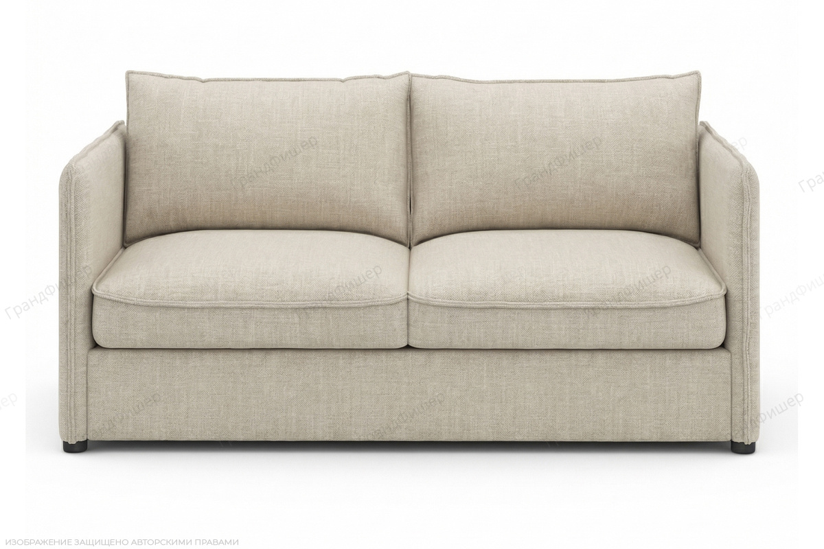 Прямой диван Ибица 4 Marseille linen Вид спереди