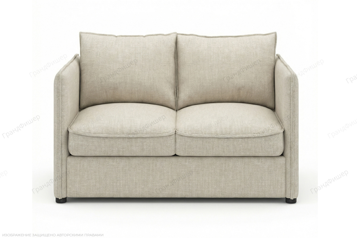 Прямой диван Ибица 6 Marseille linen Вид спереди
