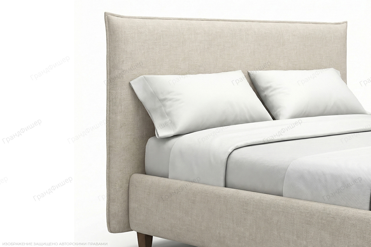 Кровать Энди 1 Marseille linen Вид по диагонали