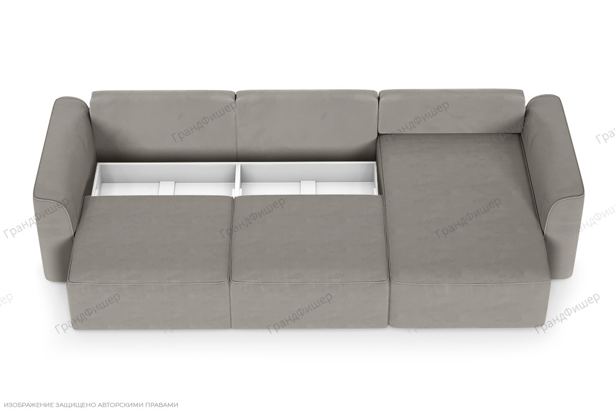 Диван 3 метра Сиэтл 2А Ящик для белья