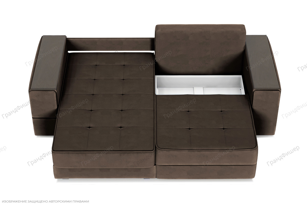 Диван со столиком Кайман-5 с ящиками и столом Ящик для белья