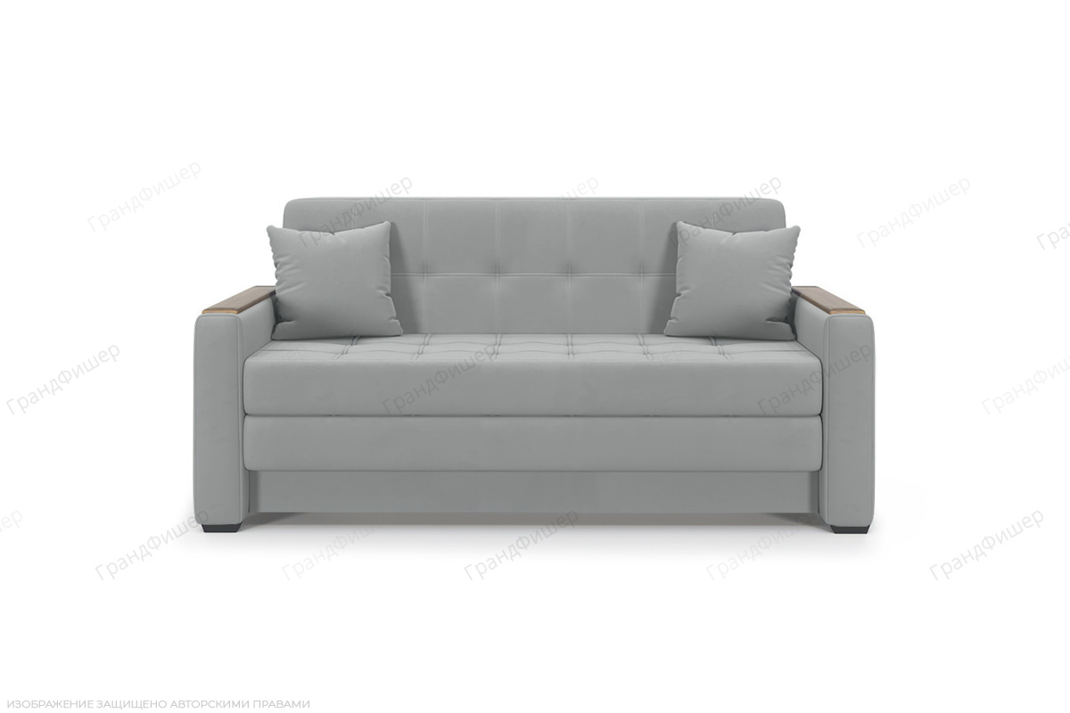 Прямой диван Этро люкс с накладками (спальное 140 см) Вид спереди