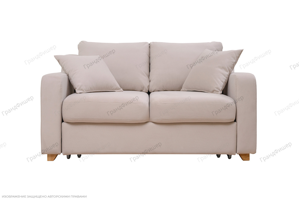 Прямой диван дельфин Грэйс Вид спереди